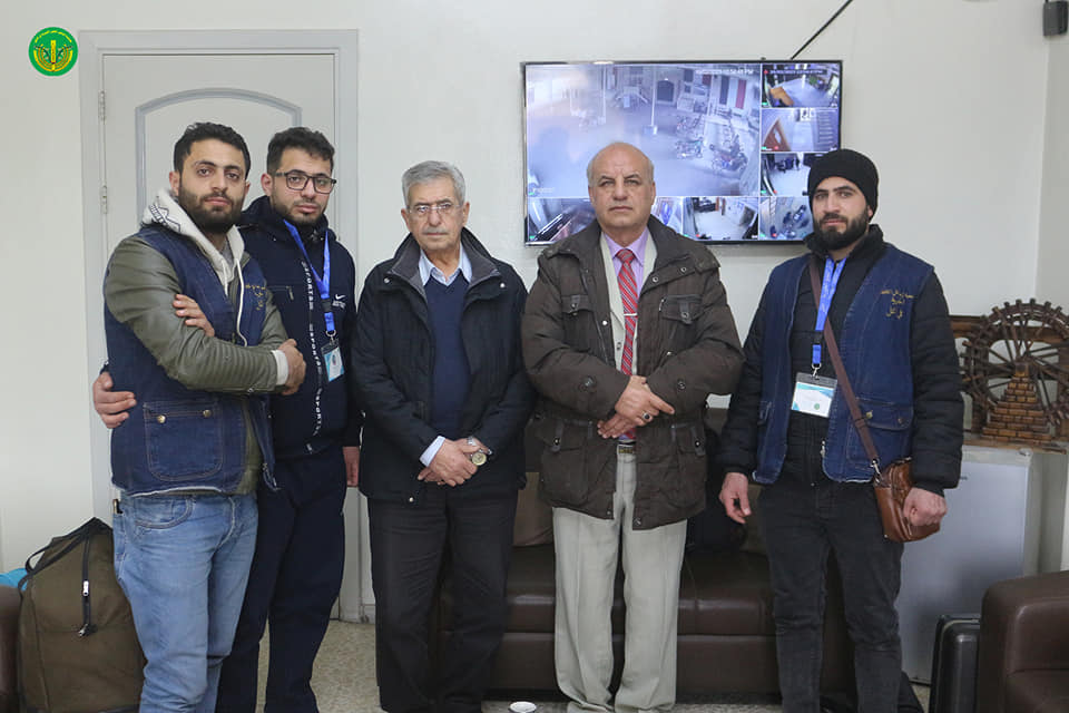 من الاجتماع مع إدارة الجمعية الخيرية للرعاية الاجتماعية في محافظة حماه